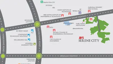 Location of JBs Serene City - Image 308017