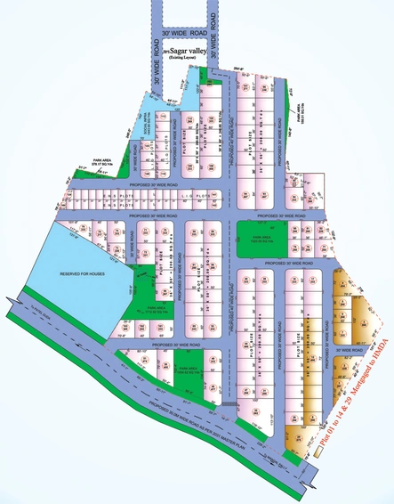 Master Plan of JB Jasmine City in Adibatla, Hyderabad - Image 307951