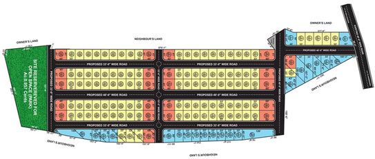 Master Plan of J RRR West Fields in Shankarpally, Hyderabad - Image 307927