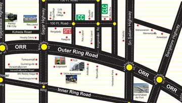 Location of Bhashyam Cyber County 4 - Image 303680
