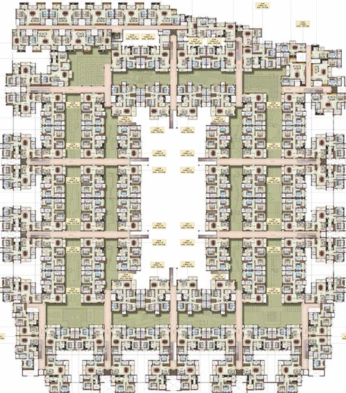 Floor Plan of Casagrand Cherrypick in Perumbakkam, Chennai - Image 264601