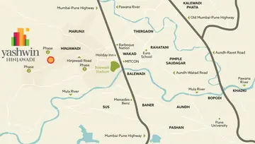 Location of Vilas Javdekar Yashwin Hinjewadi - Image 282054