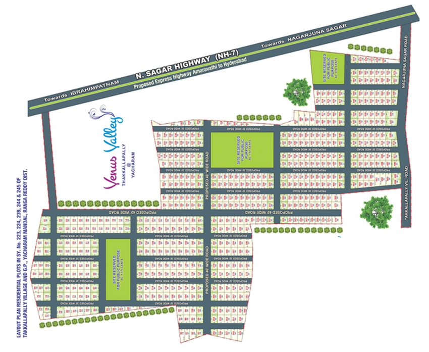 Master Plan of Divyasri Venus Valley in Ibrahimpatnam, Hyderabad - Image 321141