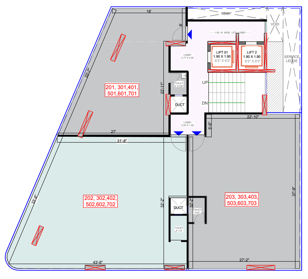 Floor Plan of Raichandani Alpha C in Baner, Pune - Image 282524