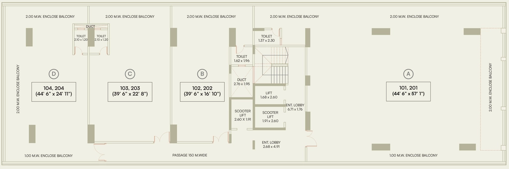 Floor Plan of SR Business Hub in Baner, Pune - Image 350974