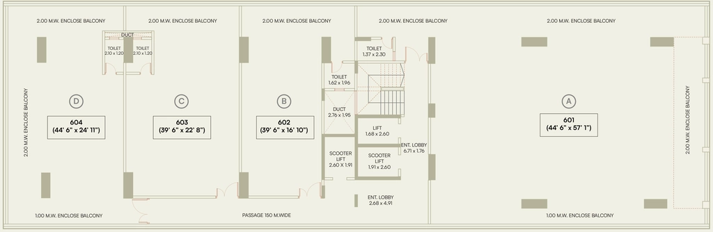 Floor Plan of SR Business Hub in Baner, Pune - Image 350970