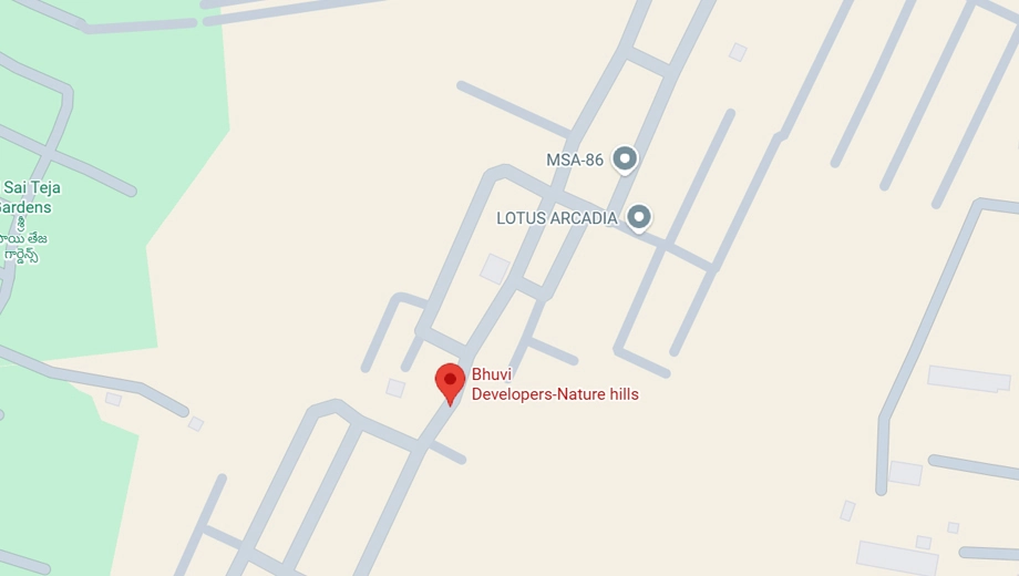 Location of Bhuvi Nature Ville in Ghatkesar, Hyderabad - Image 354984