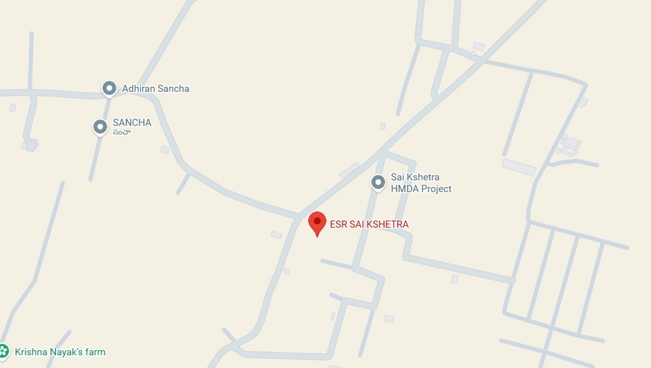 Location of ESR Sai Kshetra in Maheshwaram, Hyderabad - Image 346365