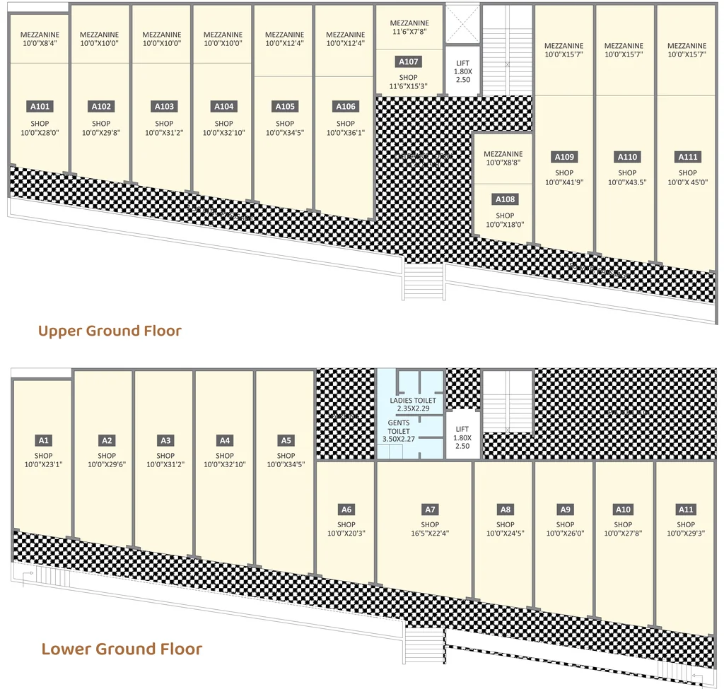 Floor Plan of Commercial Sapphire Vrinda in Alandi, Pune - Image 350670