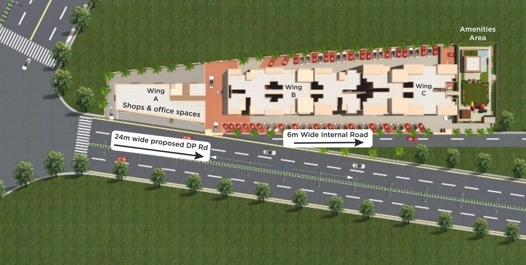Master Plan of Commercial Sapphire Vrinda in Alandi, Pune - Image 350671