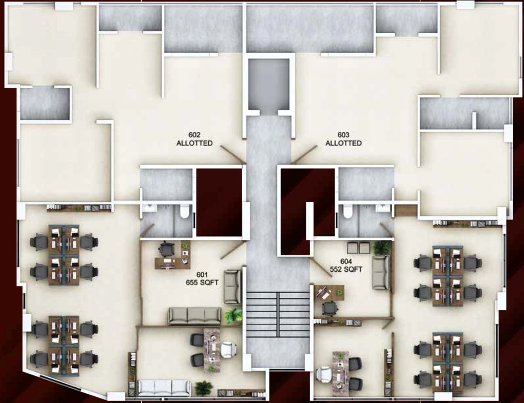 Floor Plan of Vyas Swapnali CHS in Kothrud, Pune - Image 351104