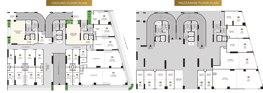 Floor Plan of Power Heights in Koregaon Park, Pune - Image 350628