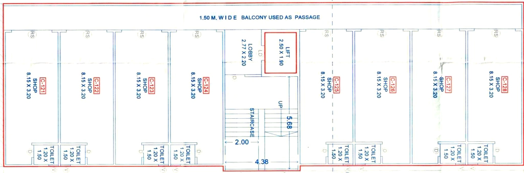 Floor Plan of Commercial Basil Maximus in Punawale, Pune - Image 350540