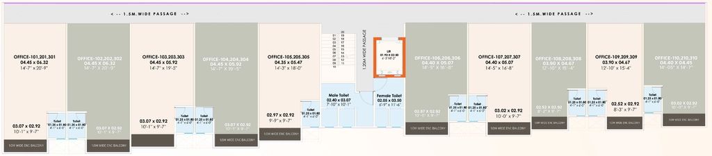 Floor Plan of Shanti Sentosa Elite in Wakad, Pune - Image 350683