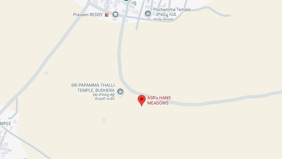 Location of ASR Hans Meadows in Sadasivpet, Hyderabad - Image 347147