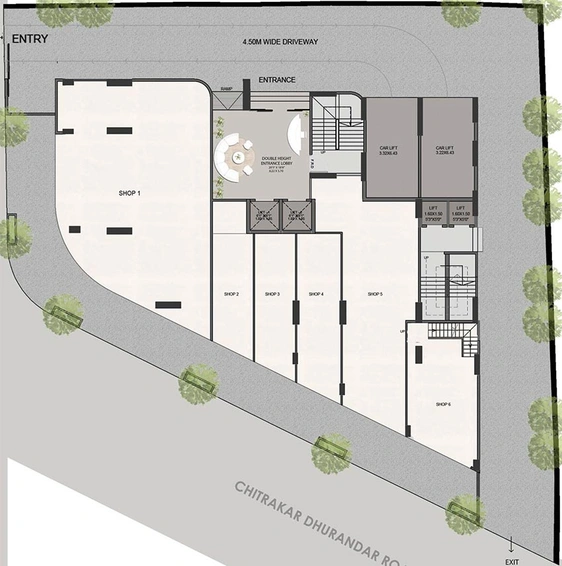 Master Plan of Atlantis Tower in Khar West, Mumbai - Image 264934