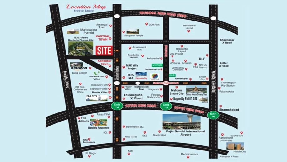 Location of ASR Green Count in Sadasivpet, Hyderabad - Image 350053