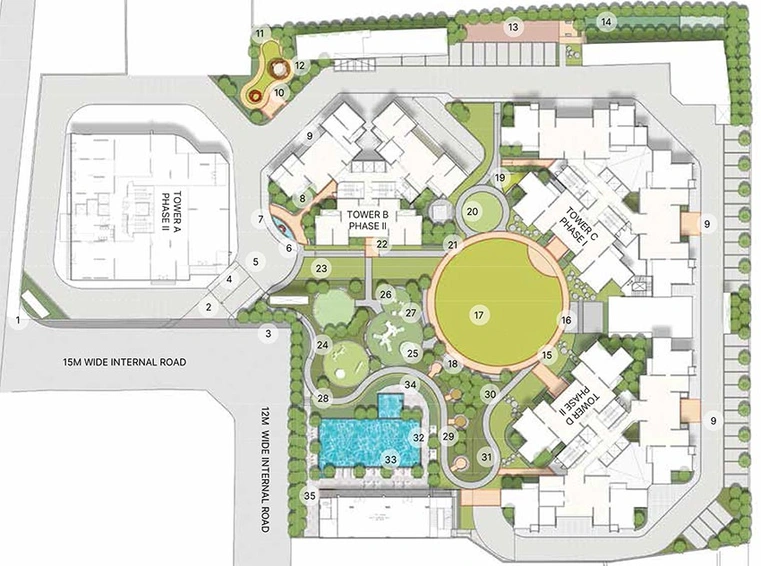 Master Plan of Malpani M Soul Strings Wing B in Baner, Pune - Image 264988