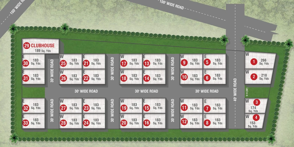 Master Plan of IMark 32 Springs in Shankarpally, Hyderabad - Image 352369