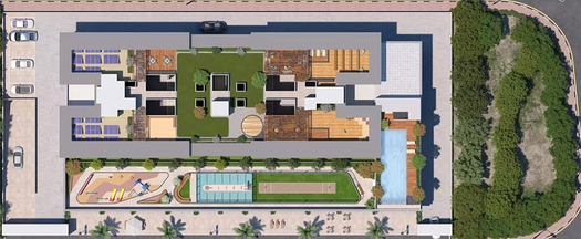Master Plan of Santiago Skyworld in Bhosari, Pune - Image 265031
