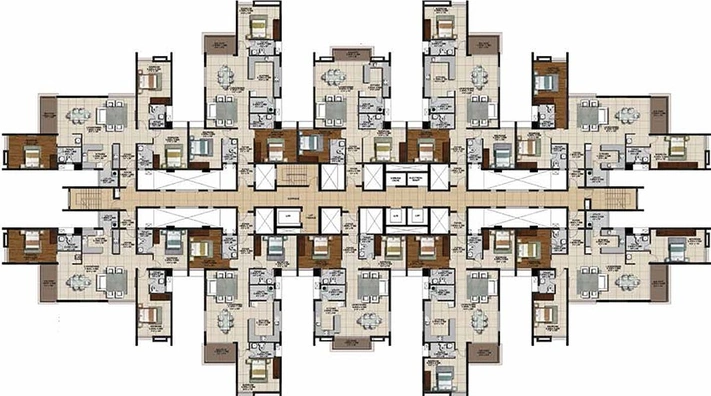 Floor Plan of Casagrand Monte Carlo in Saidapet, Chennai - Image 265215