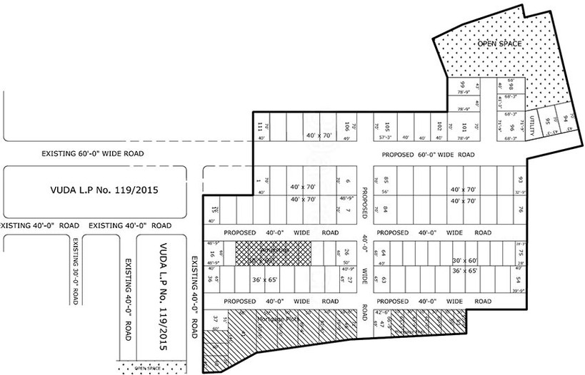Master Plan of Subhagruha Sukrithi Sampath in Anandapuram, Visakhapatnam - Image 274712