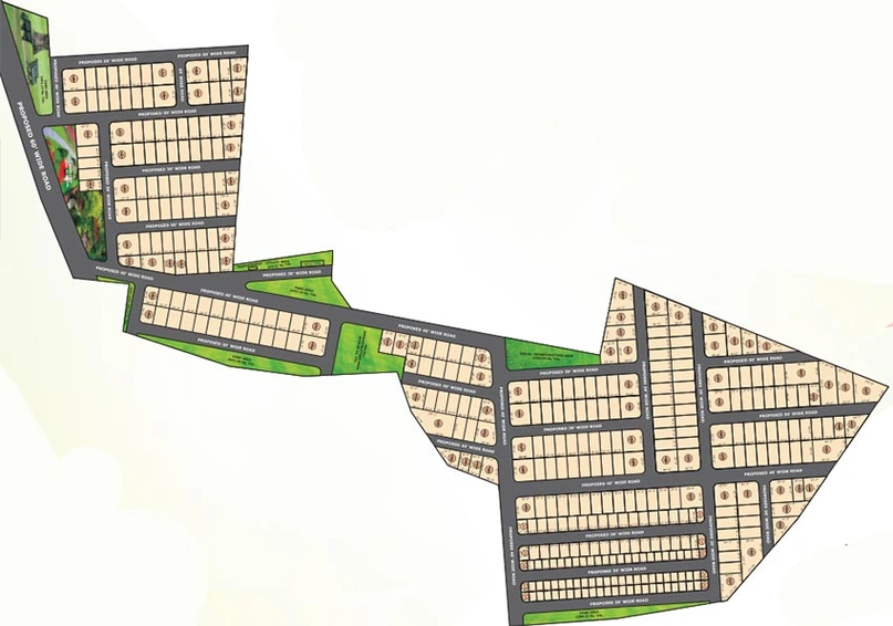 Master Plan of Sukrithi Nivas Phase 1 in Madhurawada, Visakhapatnam - Image 274777