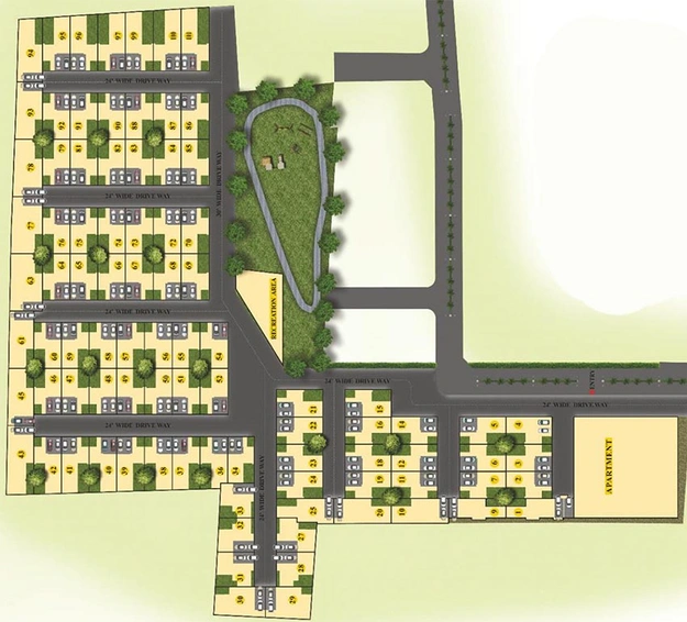 Master Plan of Casagrand Pallagio in Thoraipakkam, Chennai - Image 265266
