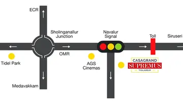 Location of Casagrand Supremus - Image 265375
