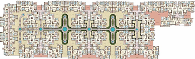 Floor Plan of Casagrand The Address in Karapakkam, Chennai - Image 265408