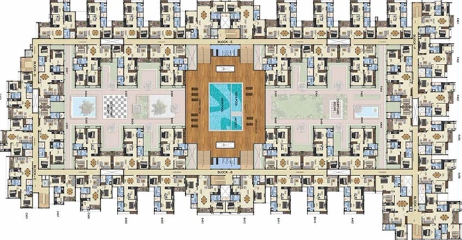 Floor Plan of Casagrand Woodside in Manapakkam, Chennai - Image 265518