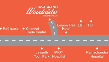 Location of Casagrand Woodside - Image 265516