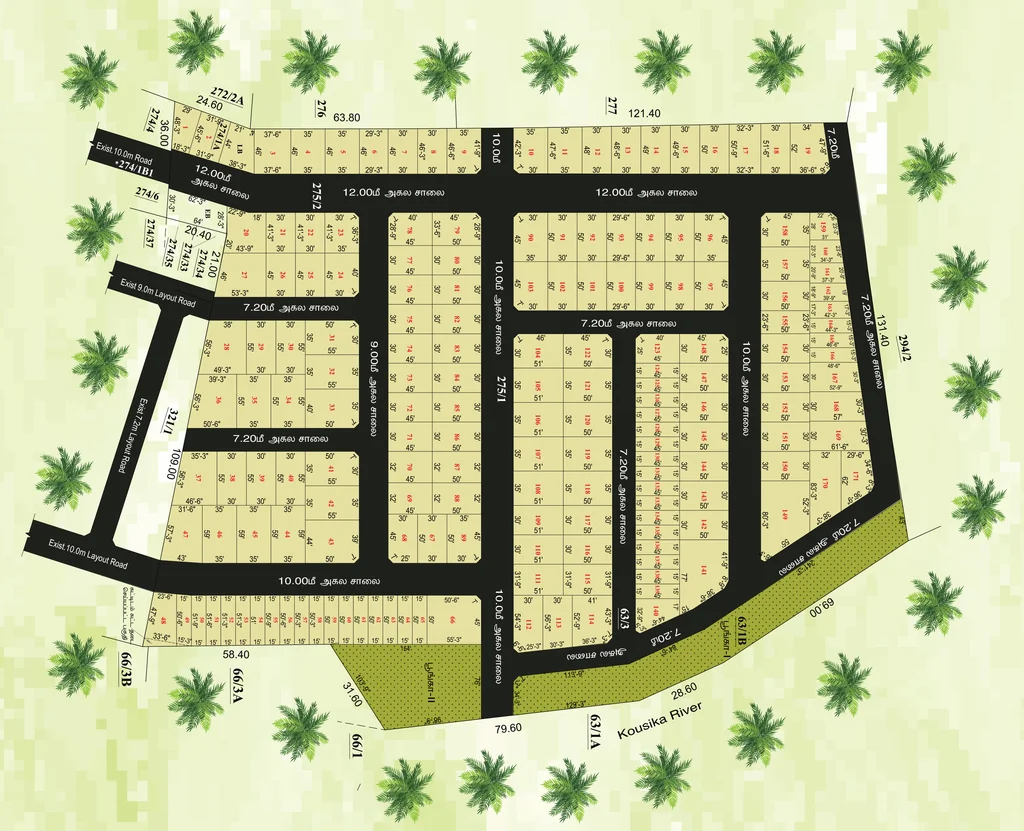 Master Plan of Mayon Subiksham Grande in Kovilpalayam, Coimbatore - Image 341250