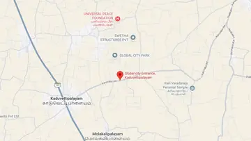 Location of Shanthi Global City Phase 2 - Image 365716