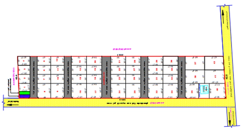 Master Plan of Shanthi The Sky Rise in Ganapathy, Coimbatore - Image 365791