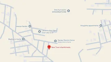 Location of Shanthi The New Town - Image 369373