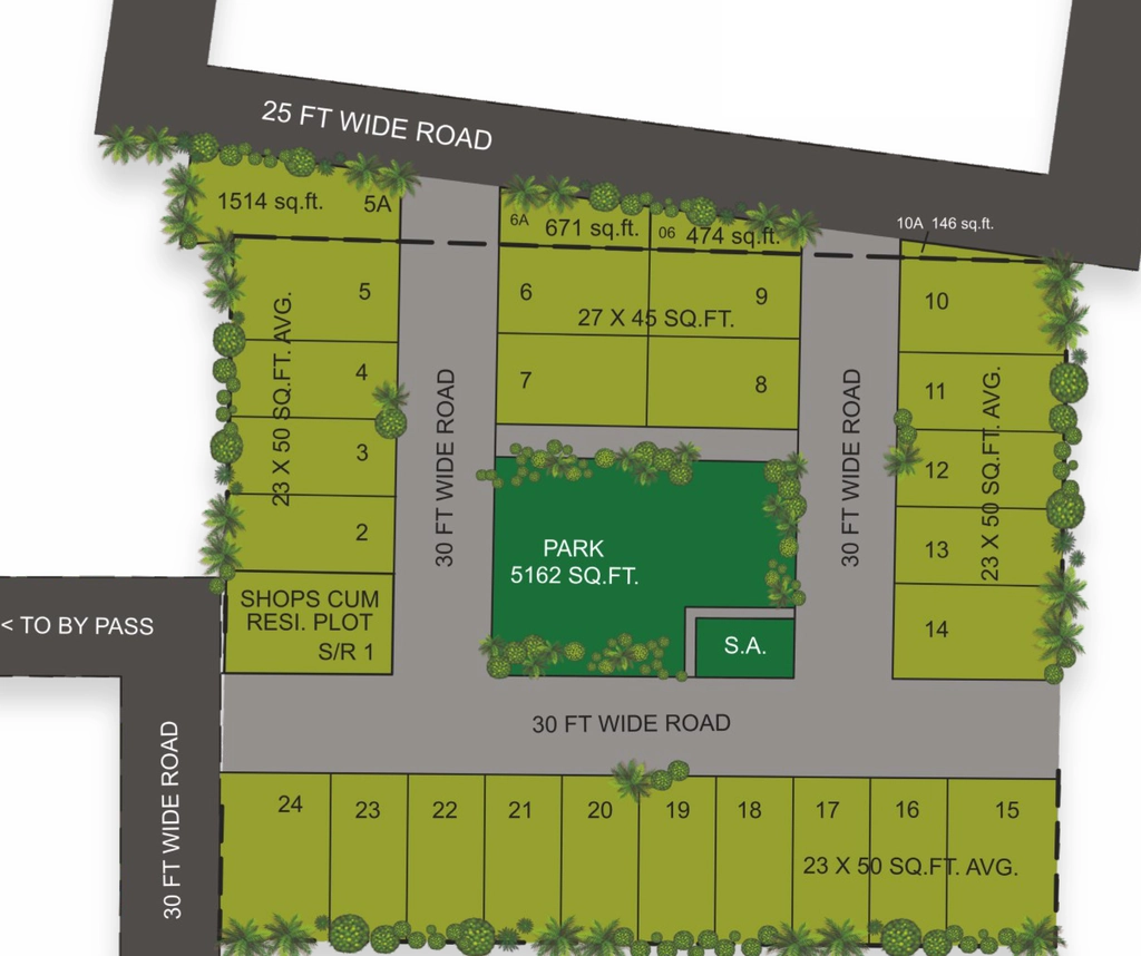 Master Plan of M Jhaveri Silver Meadows in AB Bypass Road, Indore - Image 368470