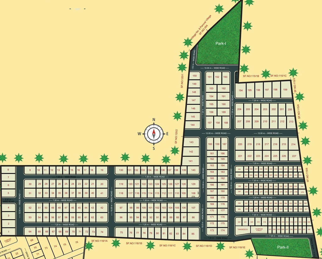 Master Plan of Sree Dakshas Lenora in Sulur, Coimbatore - Image 328478