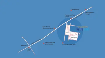 Location of Charan Sanghvi Blue Sky - Image 347982