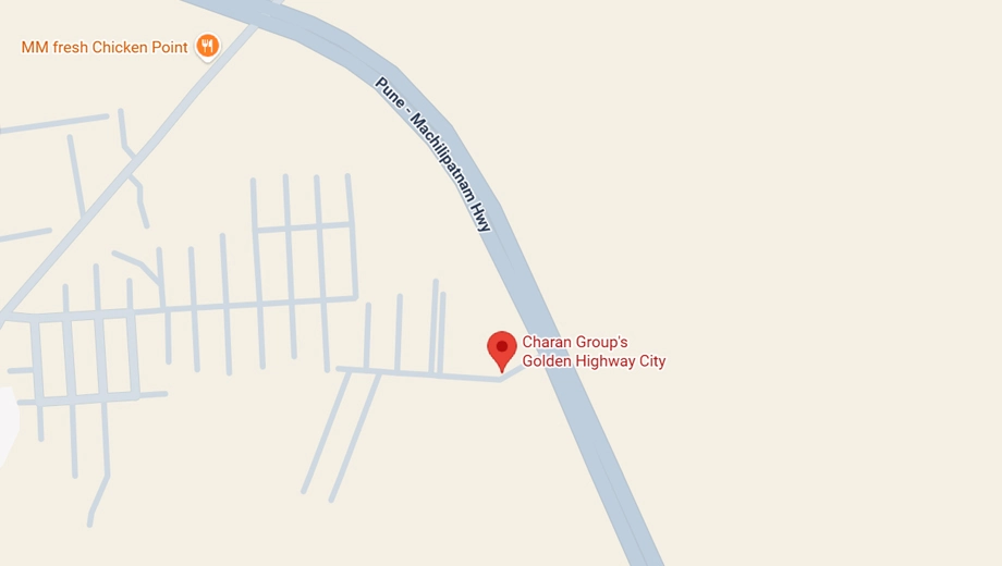 Location of Charan Golden Highway City in Sadasivpet, Hyderabad - Image 347796