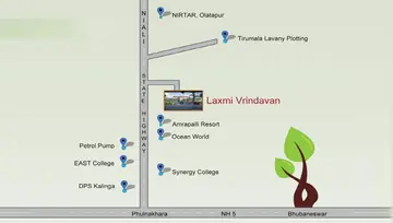 Location of Laxmi Vrindavan - Image 276475