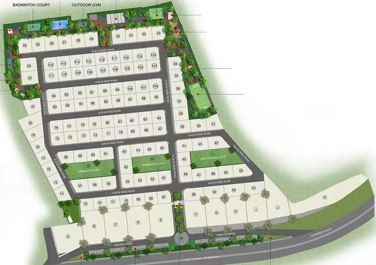 Master Plan of Anand Uptown in Vasco Da Gama, Goa - Image 276799