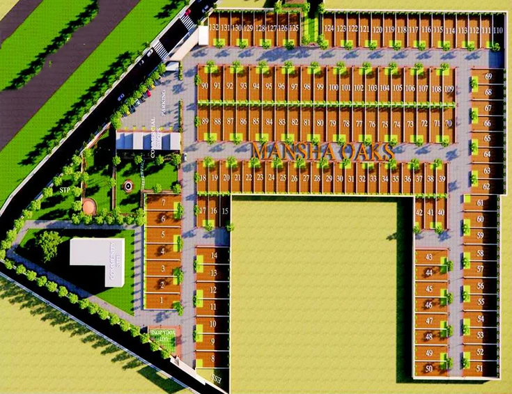 Master Plan of Mansha Oaks in Sector 97, Faridabad - Image 276696
