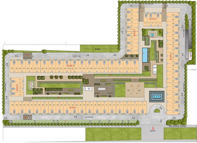 Master Plan of Soha Wonder Walk in Sector 88, Faridabad - Image 276748