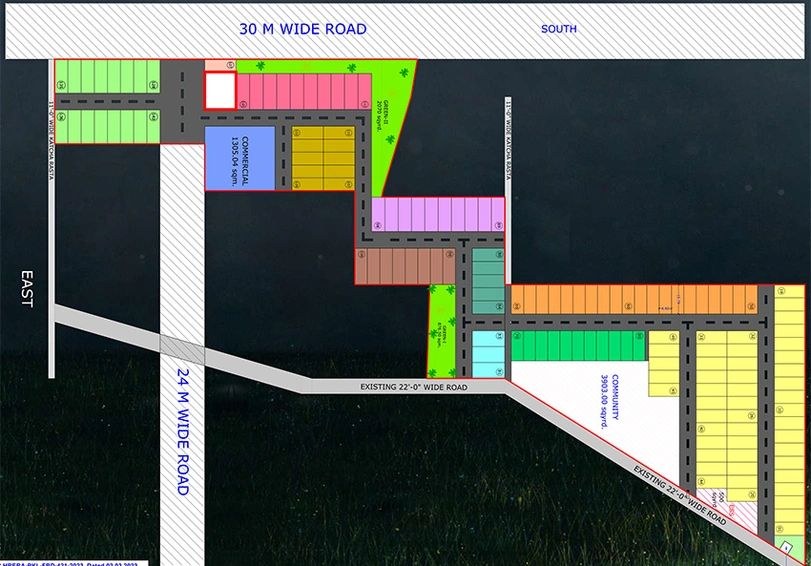 Master Plan of Landspect Anushree Greens in Sector 97, Faridabad - Image 276690
