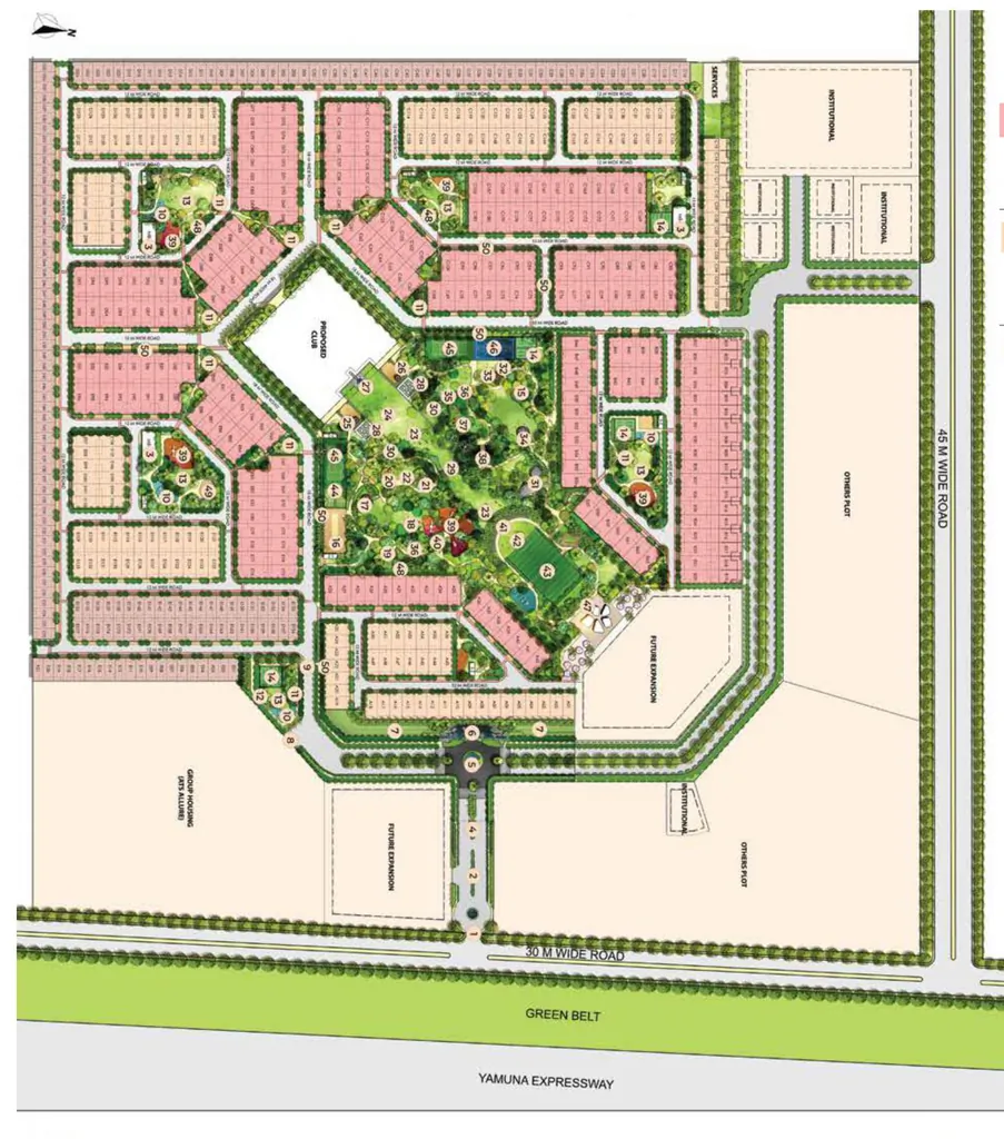 Master Plan of ATS Province D Olympia in Yamuna Expressway, Greater Noida - Image 335205