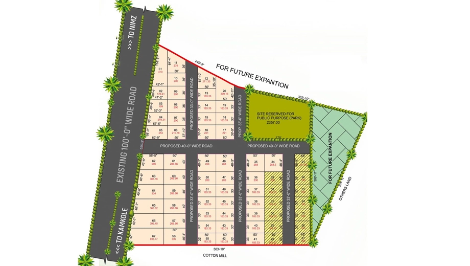 Master Plan of Navya Milestone in Sangareddy, Hyderabad - Image 349666