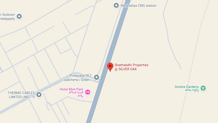 Location of Shathabdhi Silver Oaks in Shamshabad, Hyderabad - Image 350103