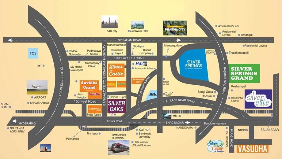 Location of Shathabdhi Silver Oaks - Image 437521