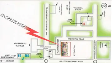 Location of GT Cholayil Residency - Image 340240